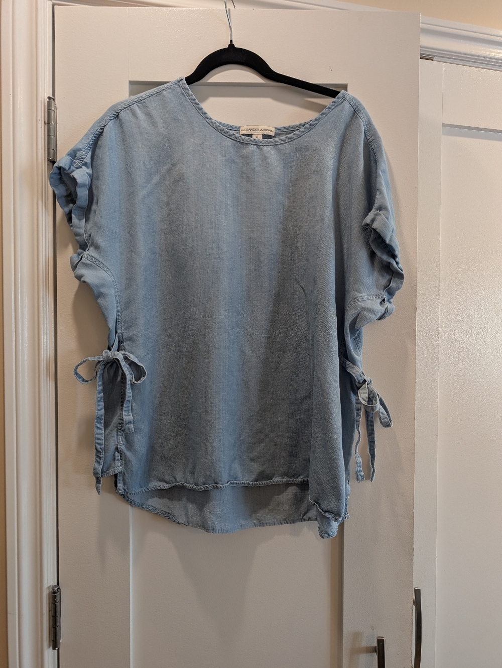 Alexander Jordan Chambray Top,XL